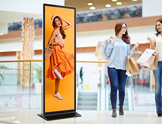 75Inch Wide Screen Vertical signage