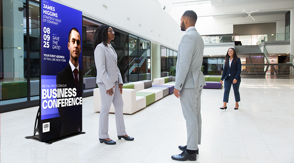 Ex Display Poster LED Poster Displays for Any Space - Bright, Slim & Movable